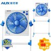 奥克斯（AUX）电风扇转页扇KYT-30-D1203-ZD家用静音定时摇头落地扇机械升降台地扇