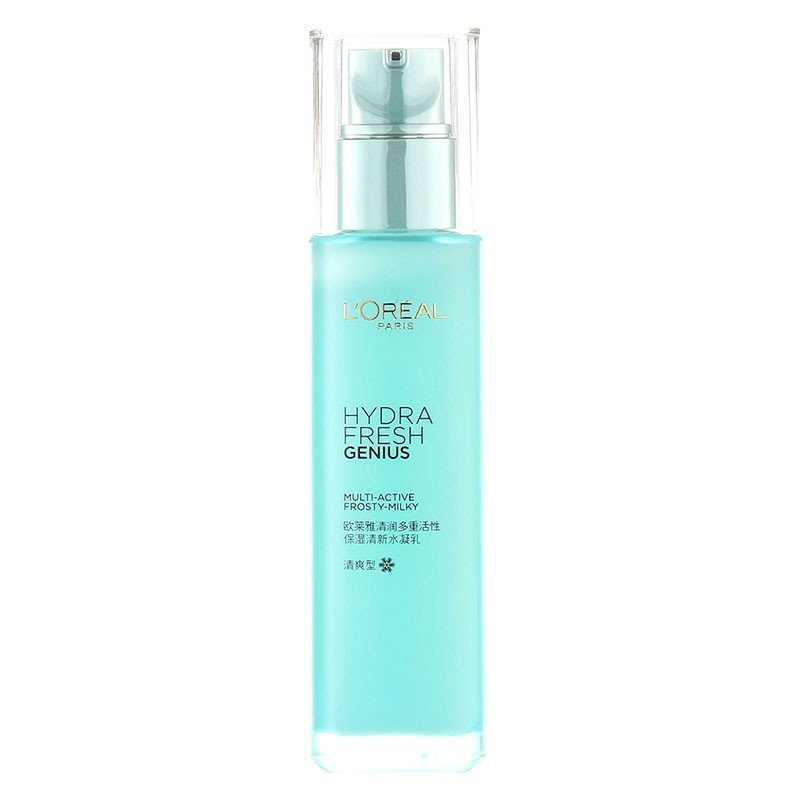 欧莱雅(LOREAL) 清润多重活性保湿清新水凝乳 清爽型 110mL