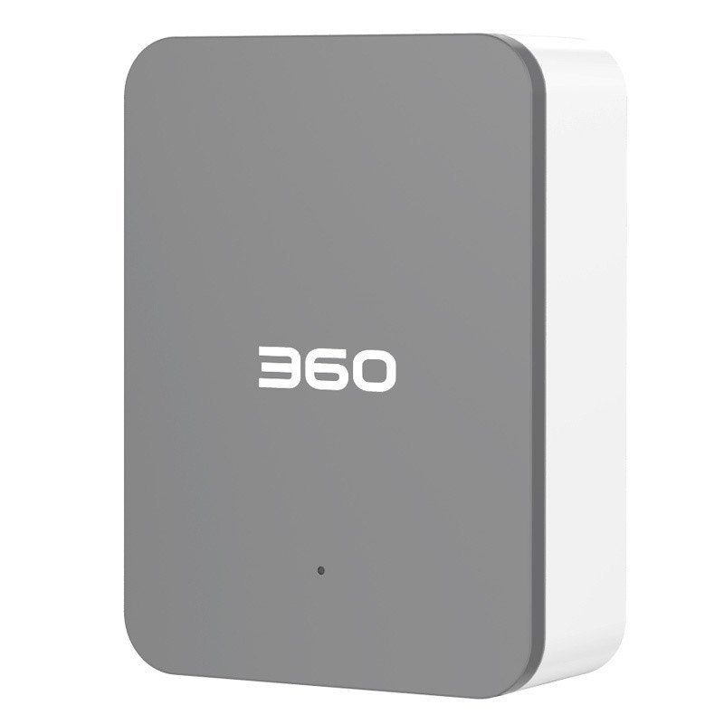 360超级充电器 4个USB充电口 智能识别 2.4A快充 8重安全保护 典雅灰