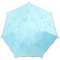 天堂伞（遇水现花）黑胶丝印三折晴雨伞太阳伞 33257E 浅蓝