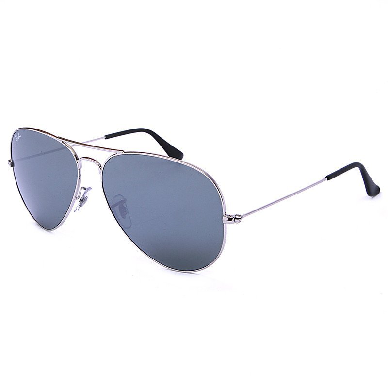 雷朋(Ray.Ban)飞行员系列男女款镀膜太阳镜RB3025 003/40银色镜框水银镀膜镜片 62mm