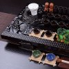 艺宏堂 整套茶具套装 紫砂功夫茶具 四合一电热磁炉 实木 茶盘套装