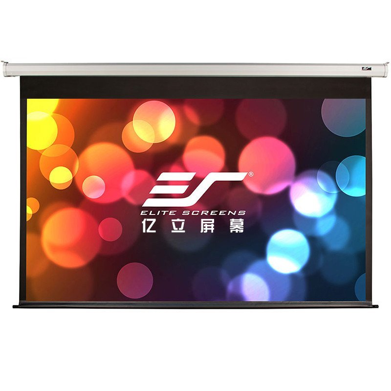 亿立（Elite Screens）JSP84HT-E30 84英寸16:9 白玻纤遥控电动幕布 投影幕布 投影仪幕布