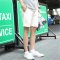 JP(JASONTUPOO) 新款男士短裤男夏季修身纯色五分裤休闲潮男沙滩裤中裤 M 绿色