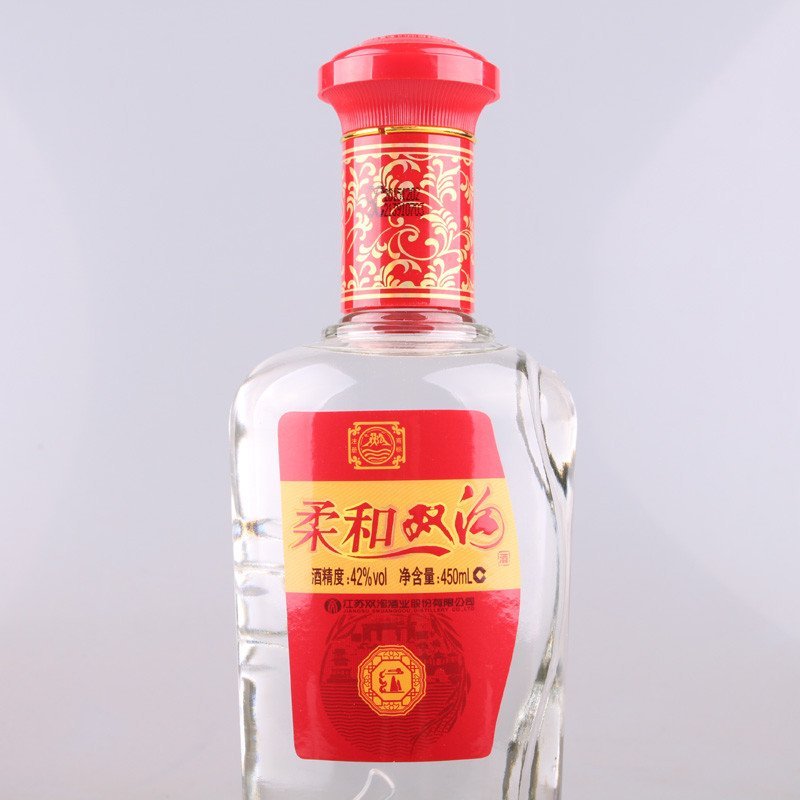 柔和双沟(红)42度 单瓶450ml