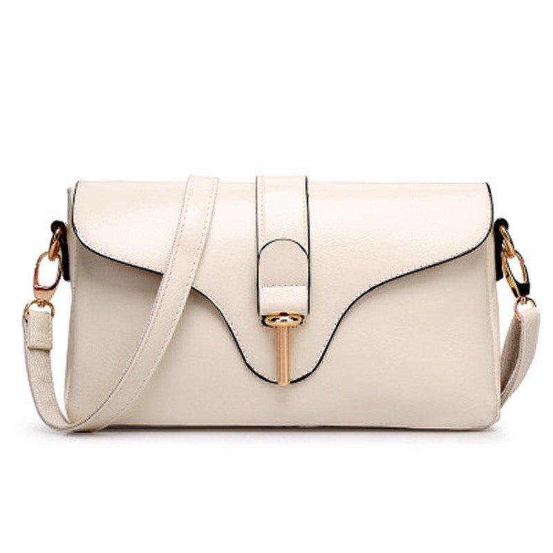 薇思黛 2016新款 潮女包单肩包女手提包韩版斜挎小包春夏款时尚小挎包 米白色