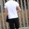 飛蒂獅(FEIDISHI)男装夏季新品男士休闲裤套装 韩版运动休闲男士短袖t恤男士印花时尚休闲短裤 L 灰色