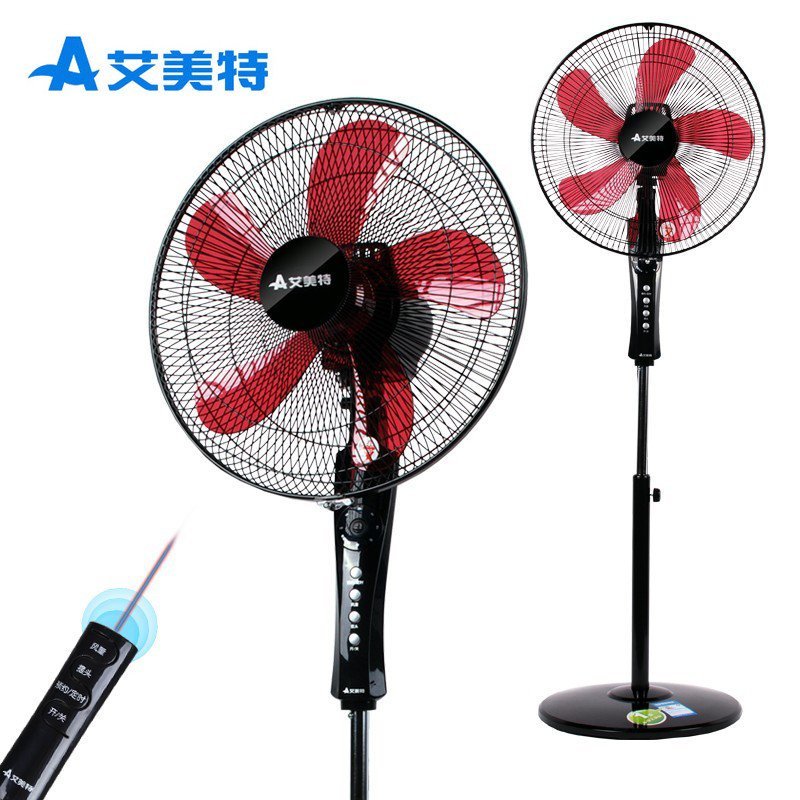 艾美特(Airmate) 电风扇 FSW50R-5 遥控版 落地扇 五叶遥控 家用静音 摇头