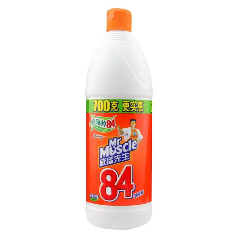 威猛先生 84 除菌 消毒液 700g 厕所厨房清洁剂 除垢去味 上海庄臣出品