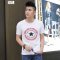 丹杰仕2016新款夏季男士短袖T恤半袖棉质圆领印花t恤打底汗衫男韩版修身体恤衫潮牌休闲百搭9BA1752B222704R L T52黑色