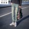 丹杰仕2016四季新品男装小直筒牛仔裤韩版男士青年缩口哈伦裤时尚男束脚紧腿裤潮男士小脚裤小咖秀百搭潮 31 蓝色