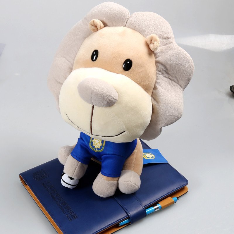 江苏苏宁足球官方 小狮子公仔