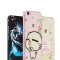 途瑞斯 x6 plus手机壳 金属边框后盖浮雕彩绘保护套适用于vivo x6plus 金色边框-永不言弃