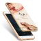 途瑞斯 x6 plus手机壳 金属边框后盖浮雕彩绘保护套适用于vivo x6plus 银色边框-玫瑰花