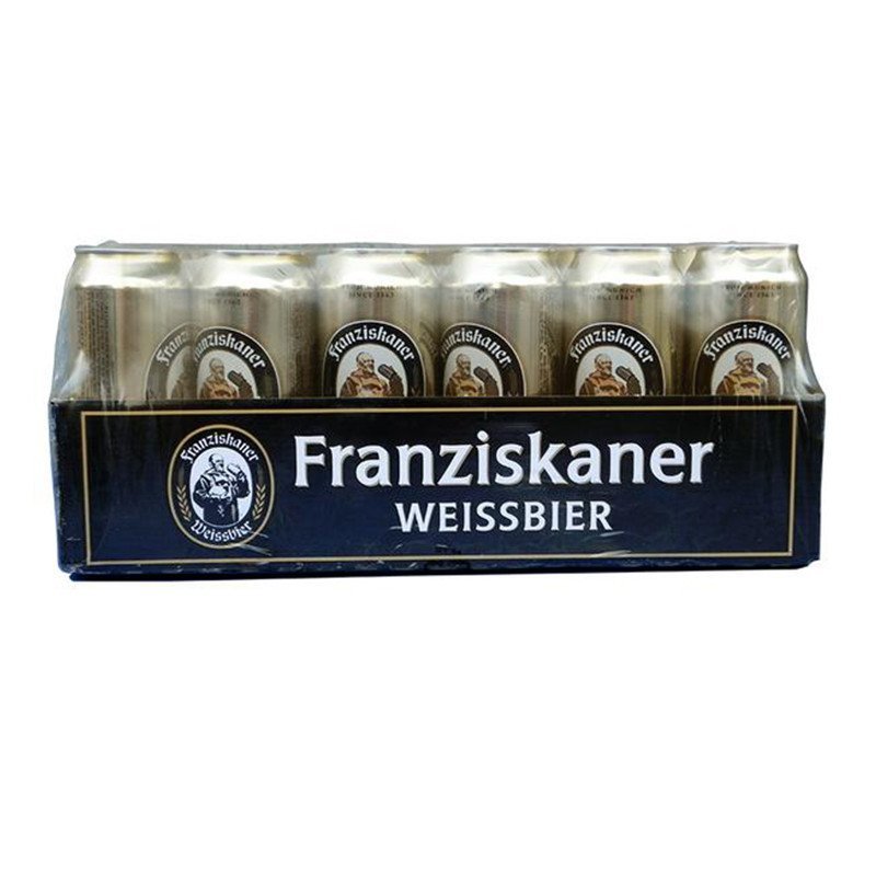 德国进口 Franziskaner 教士纯麦啤酒500ml*24听