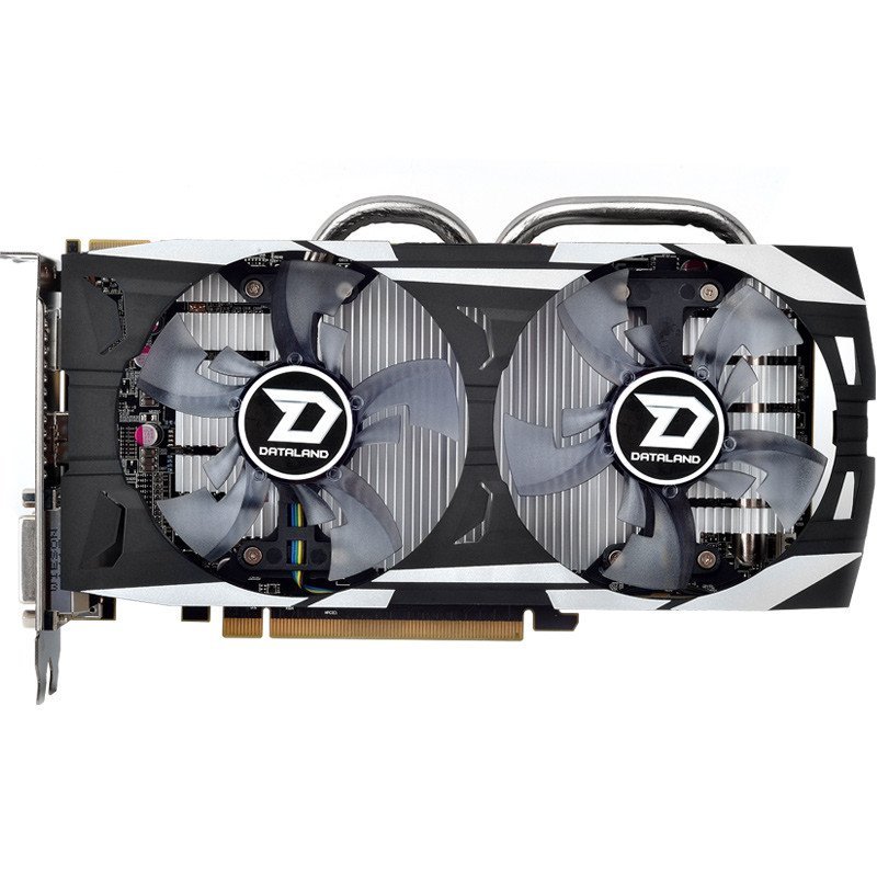 dataland/迪兰恒进 r9 370x酷能4g plus 1080/5700mhz 4gb/256bit高清
