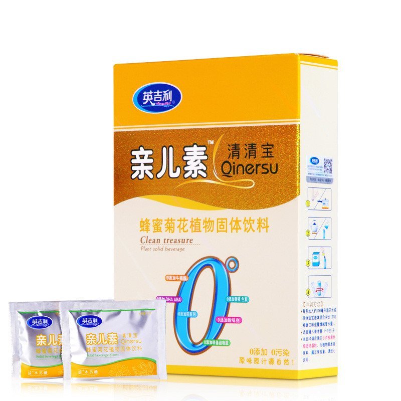 英吉利(yingjili) 亲儿素清清宝蜂蜜菊花植物固体饮料（0-36个月）192g（国产）
