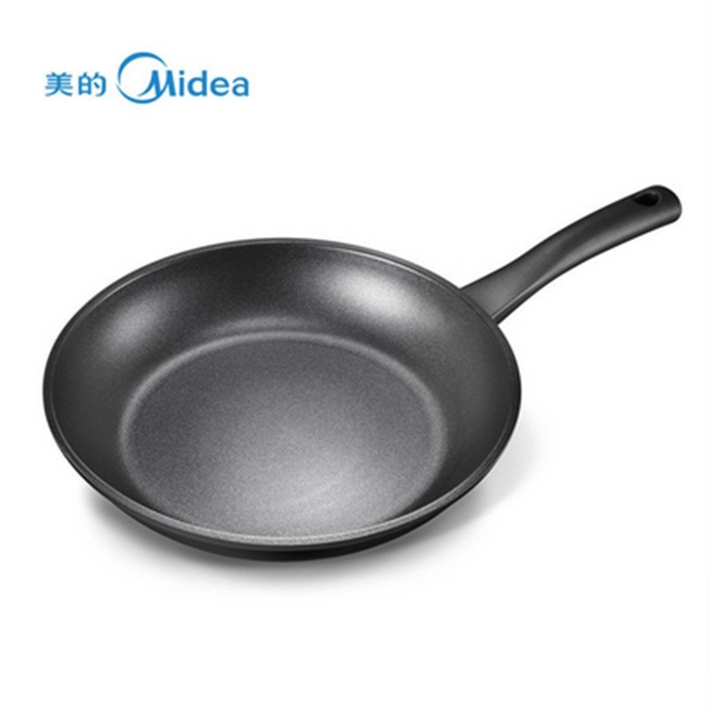 美的（Midea）煎锅 平底锅不粘锅具26cm少油烟煎炒锅 电磁炉通用炊具JL26X2