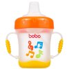 乐儿宝（bobo）安全软嘴杯PP学饮杯水杯水壶 170ML红色 适用年龄6个月以上