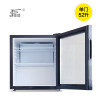 捷盛（JS）SC52 52升 迷你冰吧 家用商用小冷藏柜 立式冷藏保鲜展示柜 蛋糕柜茶叶柜饮料柜 黑色左开玻璃门小冰箱