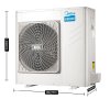 美的(Midea) 中央空调 MDVH-V120W/N1-615TR(E1)一拖三多联机