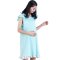 丽玉晴月子服新款韩版短袖孕妇睡衣裙夏装薄款孕妇家居服夏 L 嫩绿色