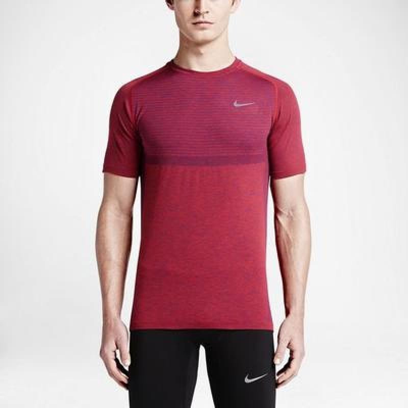 NIKE耐克2016春款Dri-FIT Knit男运动跑步T恤 717759-406-TM XL（成人） 717759-406