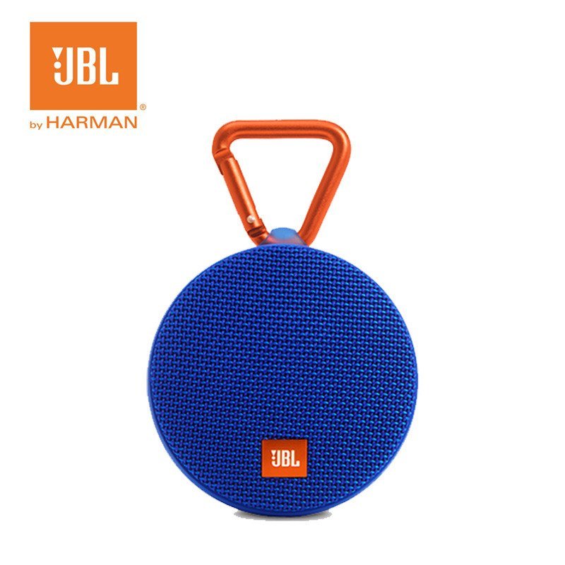 新JBL CLIP2蓝牙防水音乐盒迷你音响户外便携小音箱HIFI低音通话 蓝色