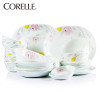 康宁(CORELLE)餐具套装原装进口 碗/碟子/盘子餐盘套装 36件套餐具郁金香