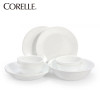 康宁（CORELLE）36-N 美国原装进口 36件套餐具 纯白碗碟餐具套装
