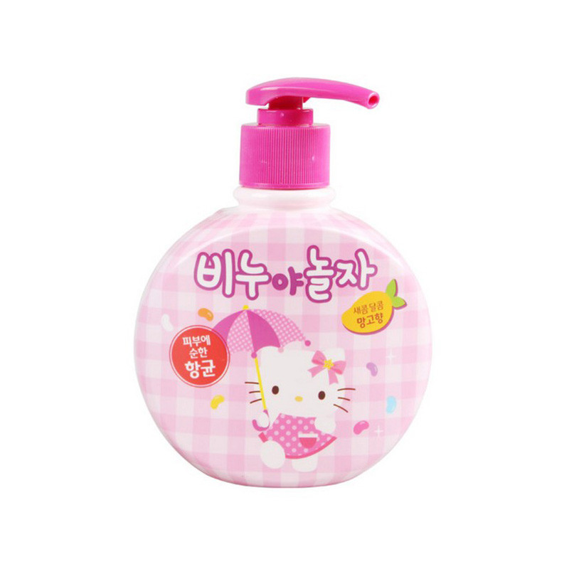 韩国进口 LG泡沫抗菌保湿洗手液300ml（ KITTY猫）芒果味