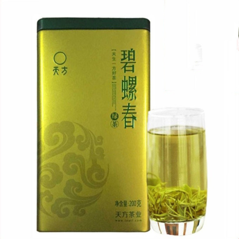【中华特色】池州馆 天方碧螺春绿茶 200g/听 安徽天方茶叶 江苏苏州碧螺春绿茶 华东