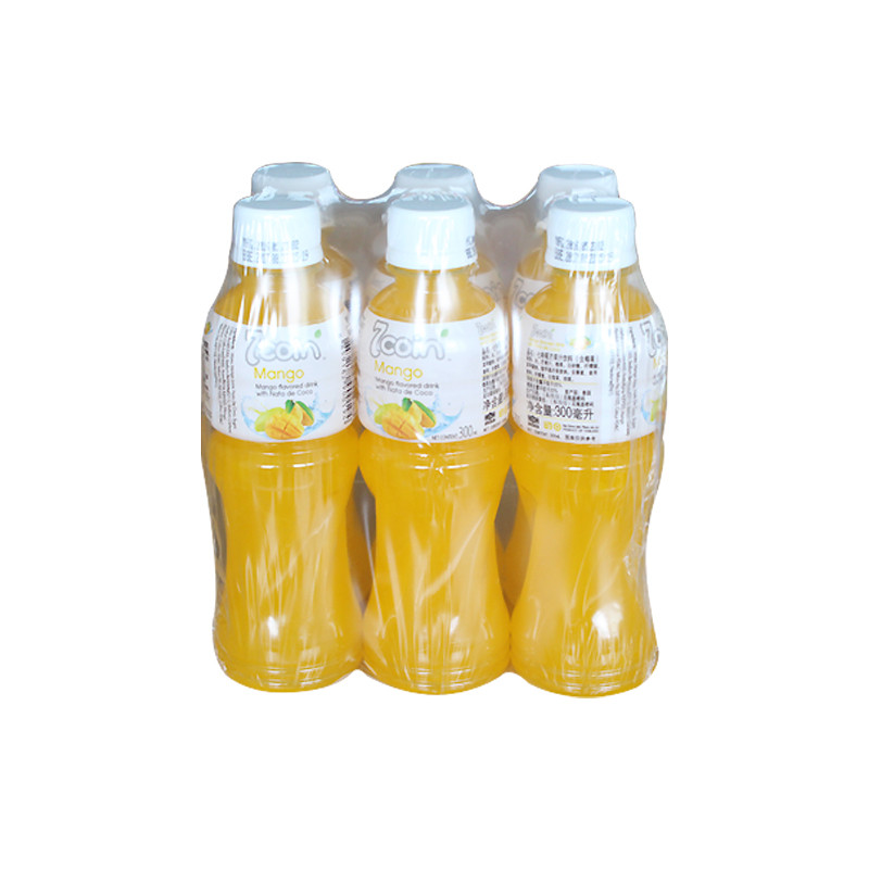 七咔呢(7coin) 芒果汁饮料 含椰果 300ml*6支 泰国进口