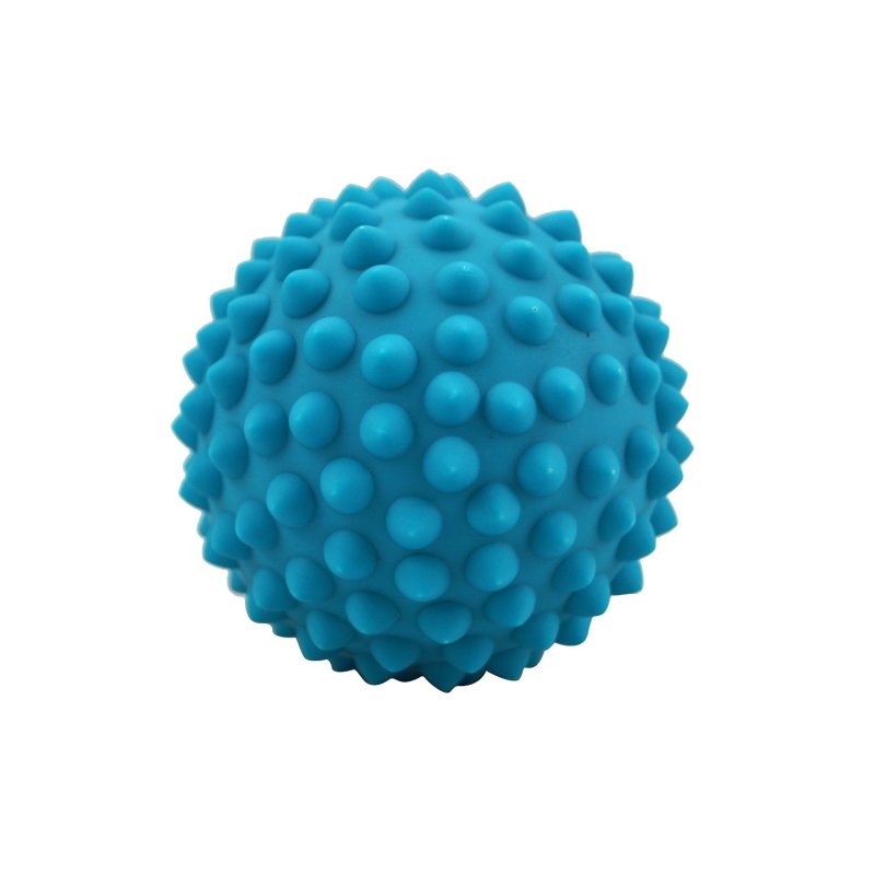 普罗 按摩球玩具球手抓球手捏球 婴儿宝宝球 脚步按摩球 穴位刺激训练反应能力 防爆 加厚 天蓝色