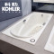 科勒(KOHLER)浴缸 731T雅黛乔嵌入式铸铁浴缸泡澡池沐浴盆1.7米浴缸浴盆 731T-GR-0（扶手需另购，有扶手孔） ≈1.7m