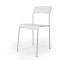 迈亚家具 现代简约椅子时尚创意椅休闲靠背椅个性塑料椅家用塑料餐椅洽谈椅 白色（3张起发）