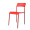 迈亚家具 现代简约椅子时尚创意椅休闲靠背椅个性塑料椅家用塑料餐椅洽谈椅 黑色（3张起发）