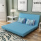 有居 uzjuz 多功能沙发床单人1米双人1.2米1.5米两用布艺小户型可折叠沙发床 黑白条纹1.5米