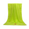洁丽雅6724纯棉蜂巢时尚简约素色浴巾 140*70cm 绿色