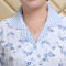 茵珠麗YinZhuli 春秋冬季新款针织棉长袖女士中老年人婆婆睡衣套装 时尚优雅碎花妈妈休闲家居服套装8603 7号款 3XL