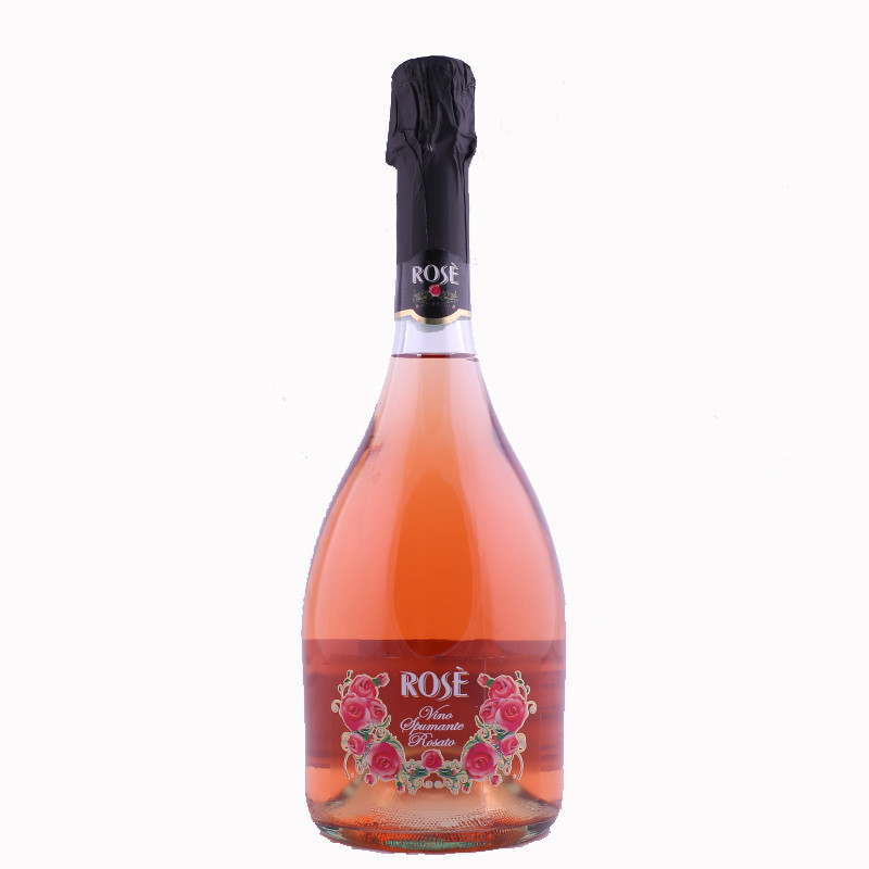 意大利进口 玫瑰 半干桃红起泡酒 750ml