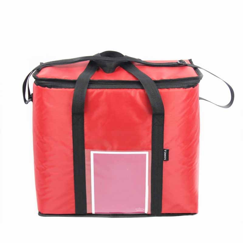保温箱 户外野餐包 夏天冰激凌保冷冷藏箱 外卖送餐包 红色