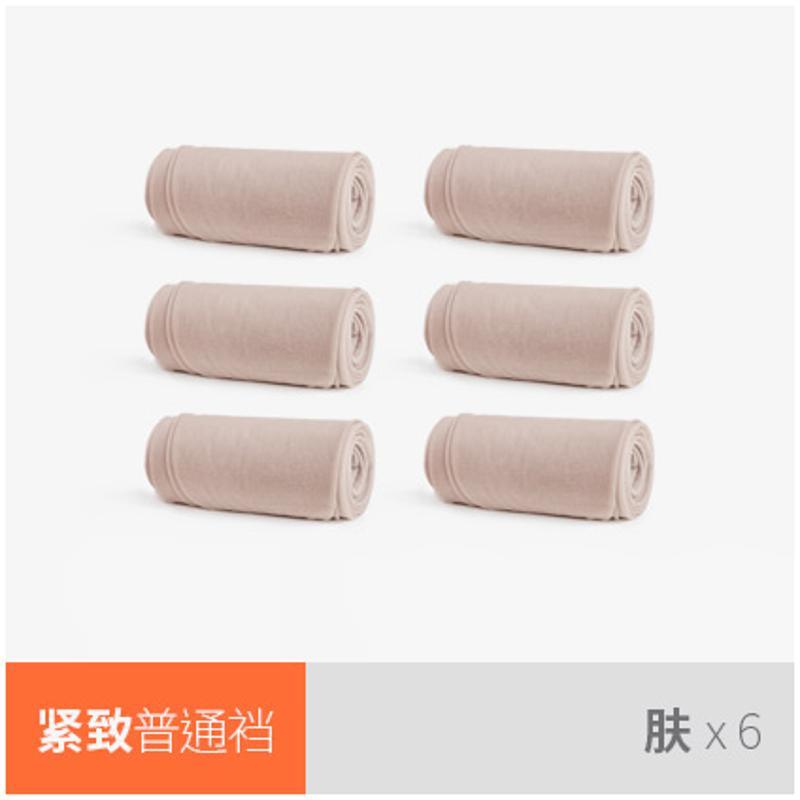 梦娜正品【6双装】分码丝袜连裤袜防勾丝夏季薄款隐形肉色打底袜子女款长筒袜夏天 M-身高155-165cm 紧致普通裆肤6双
