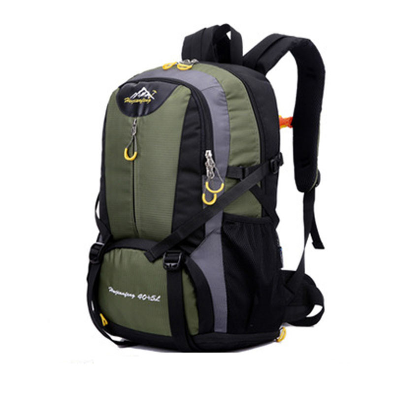 欧伦萨 户外运动2016登山包男户外旅游包大容量电脑包女时尚休闲学生双肩背包706X2 军绿色