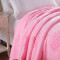 南极人(NanJiren) 家纺 层针织羊羔绒毛毯被子加厚毯子冬季保暖床单双人沙发午睡毯冬用毛毯 200*230cm(双人毯超柔加厚) 珊瑚红