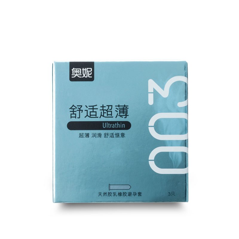 003舒适超薄 奥妮避孕套 安全套 3只装 舒适惬意