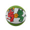 强力 橡胶篮球 儿童用球 卡通图案 儿童篮球 BR7101 白绿色
