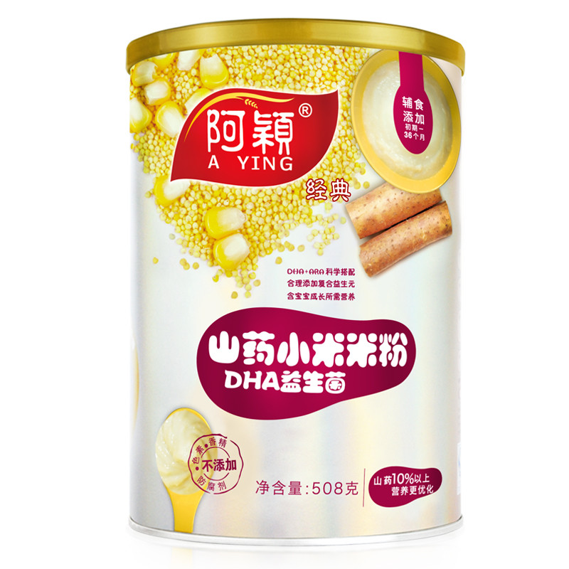 阿颖 山药DHA益生菌小米米粉 508g/罐