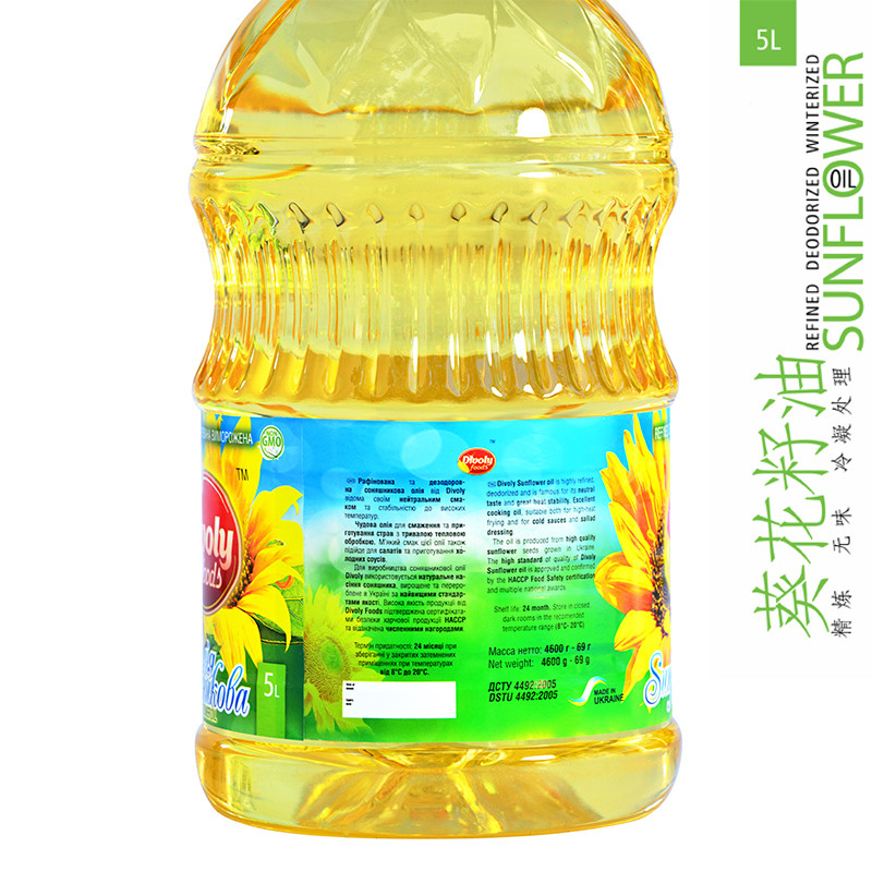 蒂罗利精练葵花籽油5L