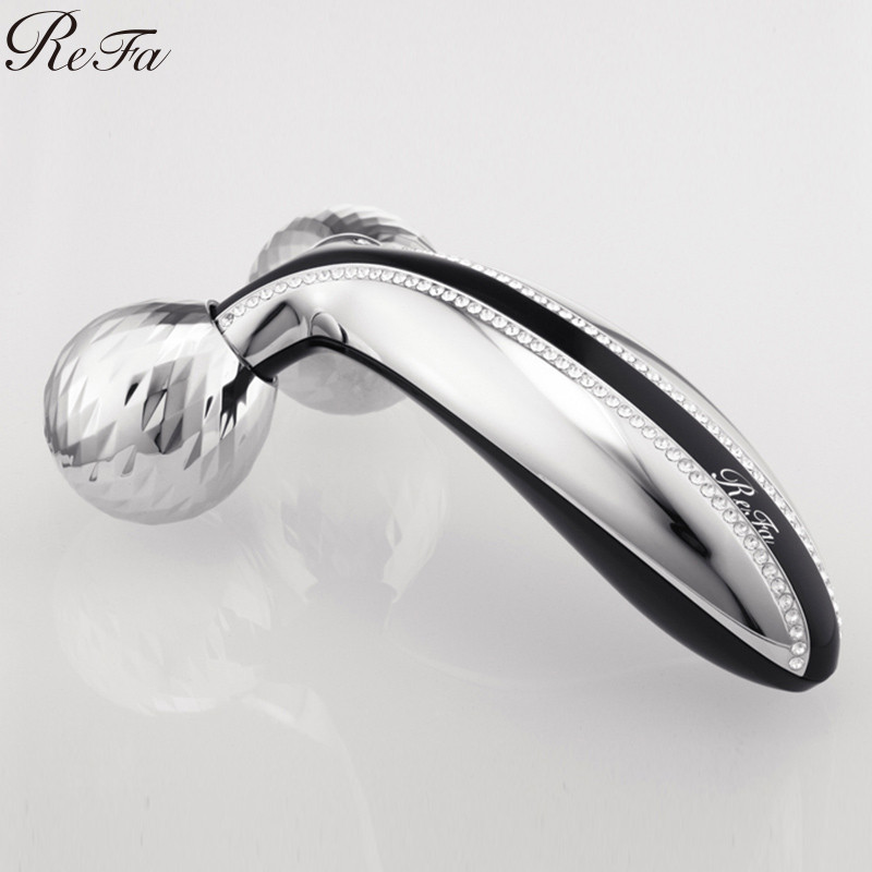 黎珐(ReFa) 水晶版尊贵滚轮V脸滚轮按摩工具ReFa Crystal 美容瘦脸神器 日本原装进口